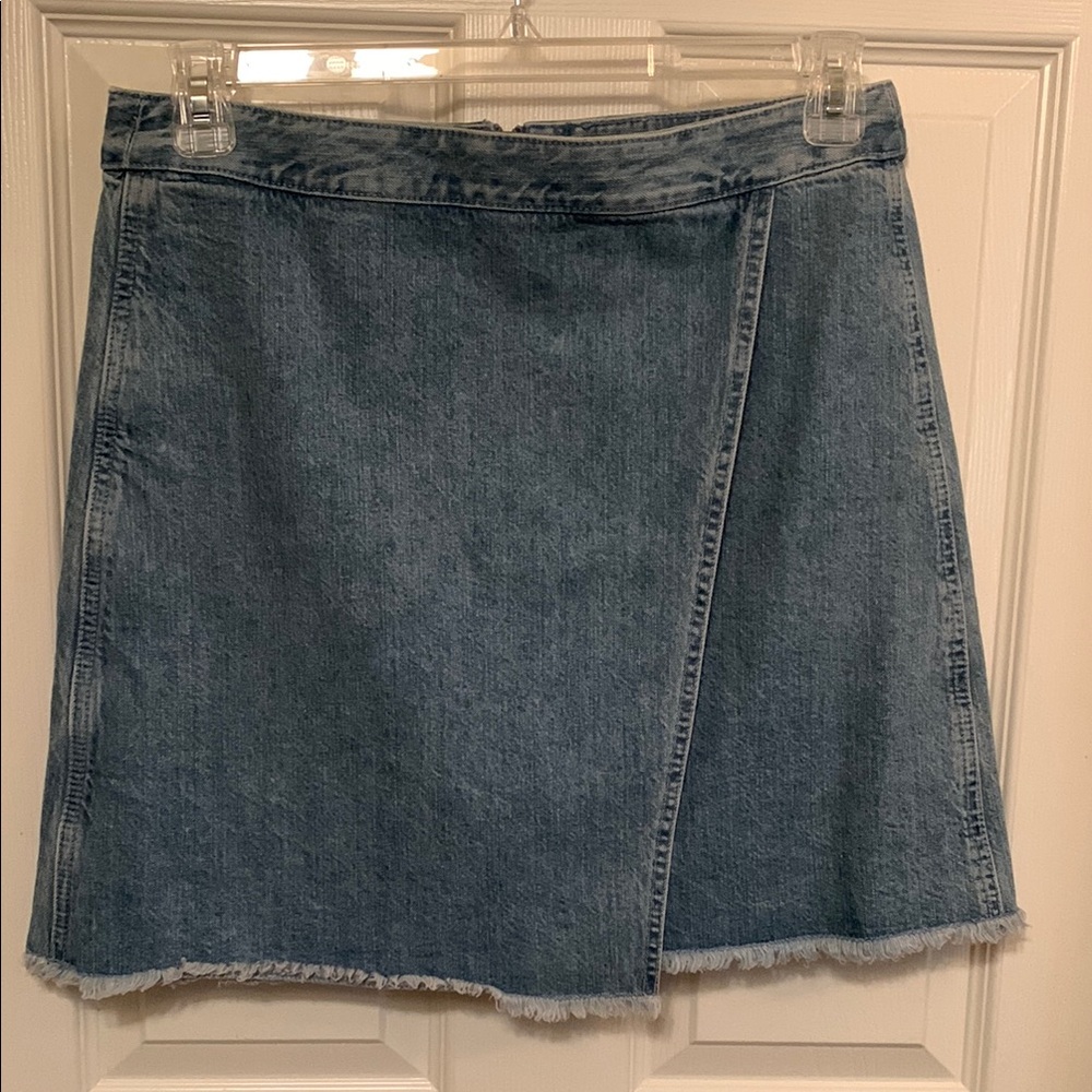 Ann Taylor LOFT Denim “Wrap” Skirt Size 10 New with Tag